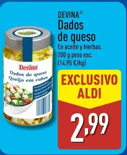 ALDI DEVINA Dados de queso oferta