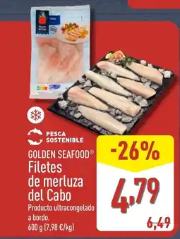 ALDI GOLDEN SEAFOOD Filetes de merluza del Cabo oferta