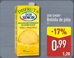 ALDI DON SIMÓN Bebida de piña oferta