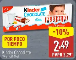 ALDI Kinder Chocolate oferta