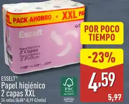 ALDI ESSELT Papel higiénico 2 capas XXL oferta