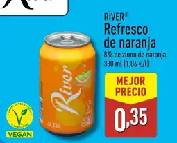 ALDI RIVER Refresco de naranja oferta