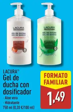 ALDI LACURA Gel de ducha con dosificador oferta
