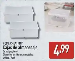 ALDI HOME CREATION Cajas de almacenaje oferta