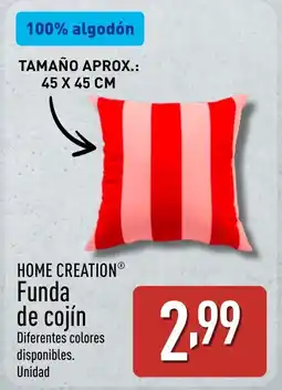 ALDI HOME CREATION Funda de cojín oferta