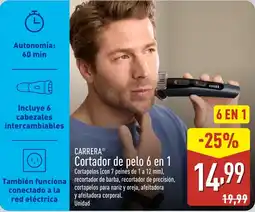 ALDI CARRERA Cortador de pelo 6 en 1 oferta