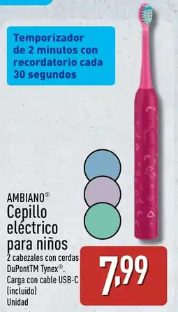 ALDI AMBIANO Cepillo eléctrico para niños oferta