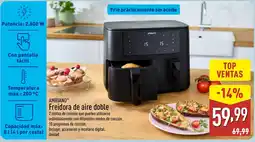 ALDI AMBIANO Freidora de aire doble oferta