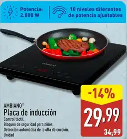 ALDI AMBIANO Placa de inducción oferta