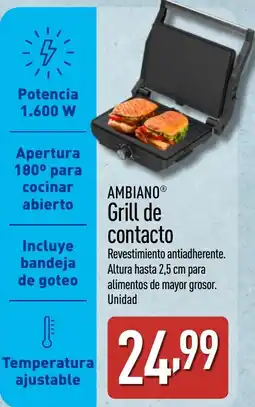ALDI AMBIANO Grill de contacto oferta