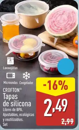 ALDI CROFTON Tapas de silicona oferta