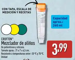 ALDI CROFTON Mezclador de aliños oferta