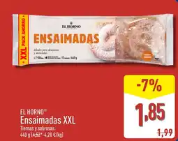 ALDI EL HORNO Ensaimadas XXL oferta
