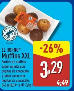 ALDI EL HORNO Muffins XXL oferta