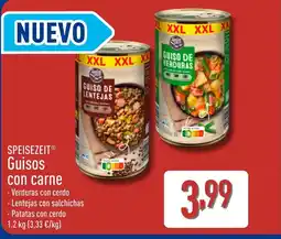ALDI SPEISEZEIT Guisos con carne oferta