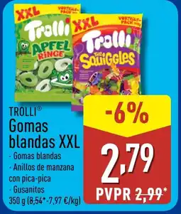 ALDI TROLLI Gomas blandas XXL oferta