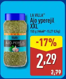 ALDI LA VILLA Ajo yperejil XXL oferta