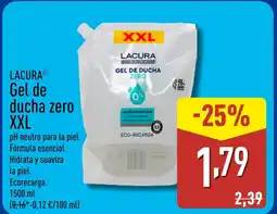 ALDI LACURA Gel de ducha zero XXL oferta
