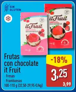 ALDI Frutas con chocolate it Fruit oferta