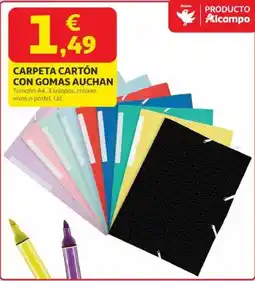 Alcampo AUCHAN Carpeta cartón con gomas oferta