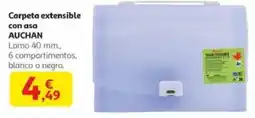 Alcampo AUCHAN Carpeta extensible con asa oferta