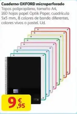Alcampo OXFORD Cuaderno microperforado oferta