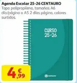 Alcampo CENTAURO Agenda Escolar 25-26 oferta