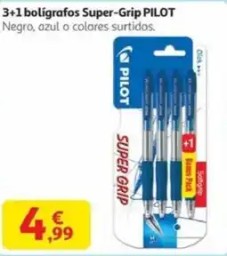 Alcampo PILOT 3+1 bolígrafos Super-Grip oferta