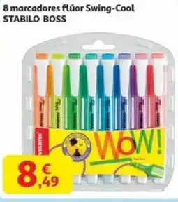 Alcampo STABILO BOSS 8 marcadores flúor Swing-Cool oferta