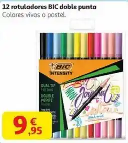 Alcampo BIC 12 rotuladores doble punta oferta