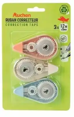 Alcampo AUCHAN 3 cintas correctoras oferta