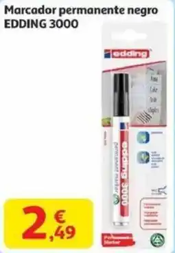 Alcampo EDDING Marcador permanente negro 3000 oferta