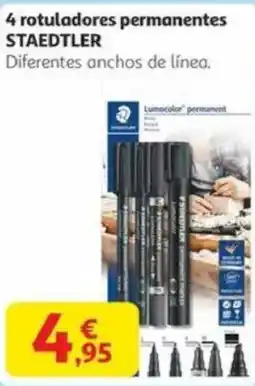 Alcampo STAEDTLER 4 rotuladores permanentes oferta