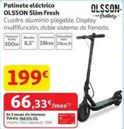 Alcampo OLSSON Patinete eléctrico Slim Fresh oferta