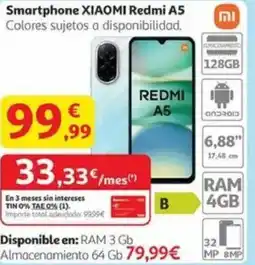 Alcampo XIAOMI Smartphone Redmi A5 oferta