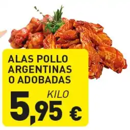Hiperber Alas pollo argentinas o adobadas oferta