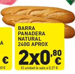 Hiperber Barra panadera natural oferta