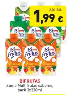 Hiperber BIFRUTAS Zumo Multifrutas sabores oferta