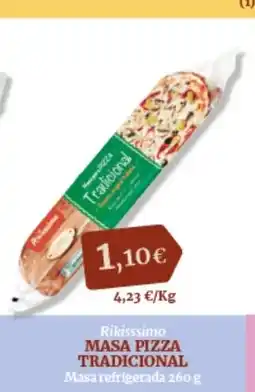 Hiperber RIKISSSIMO Masa pizza tradicional oferta