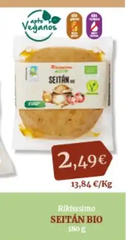 Hiperber RIKISSSIMO Seitán bio oferta