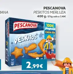 Hiperber PESCANOVA Peskitos merluza oferta
