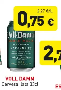 Hiperber VOLL DAMM Cerveza oferta