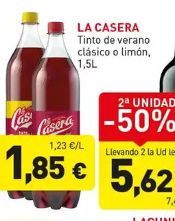 Hiperber LA CASERA Tinto de verano clásico o limón oferta