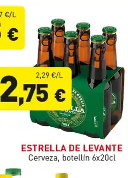 Hiperber ESTRELLA DE LEVANTE Cerveza, botellín oferta