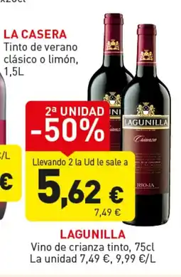 Hiperber LAGUNILLA Vino de crianza tinto oferta
