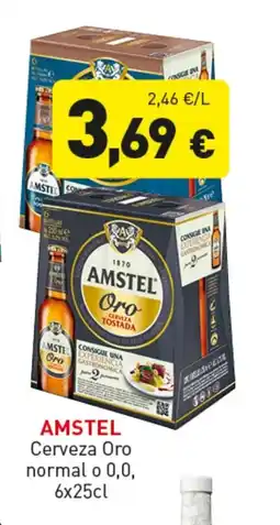 Hiperber AMSTEL Cerveza Oro normal o 0,0 oferta