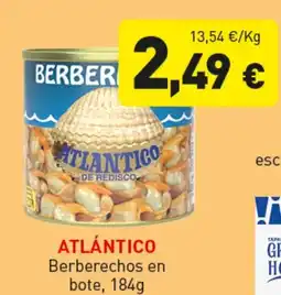 Hiperber ATLÁNTICO Berberechos en bote oferta
