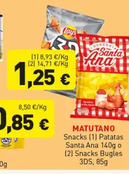 Hiperber MATUTANO Snacks Patatas oferta