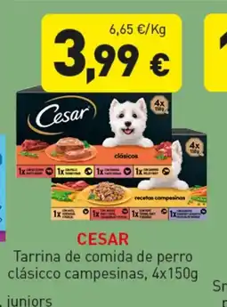 Hiperber CESAR Tarrina de comida de perro clásicco campesinas oferta