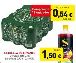 Hiperber ESTRELLA DE LEVANTE Cerveza oferta